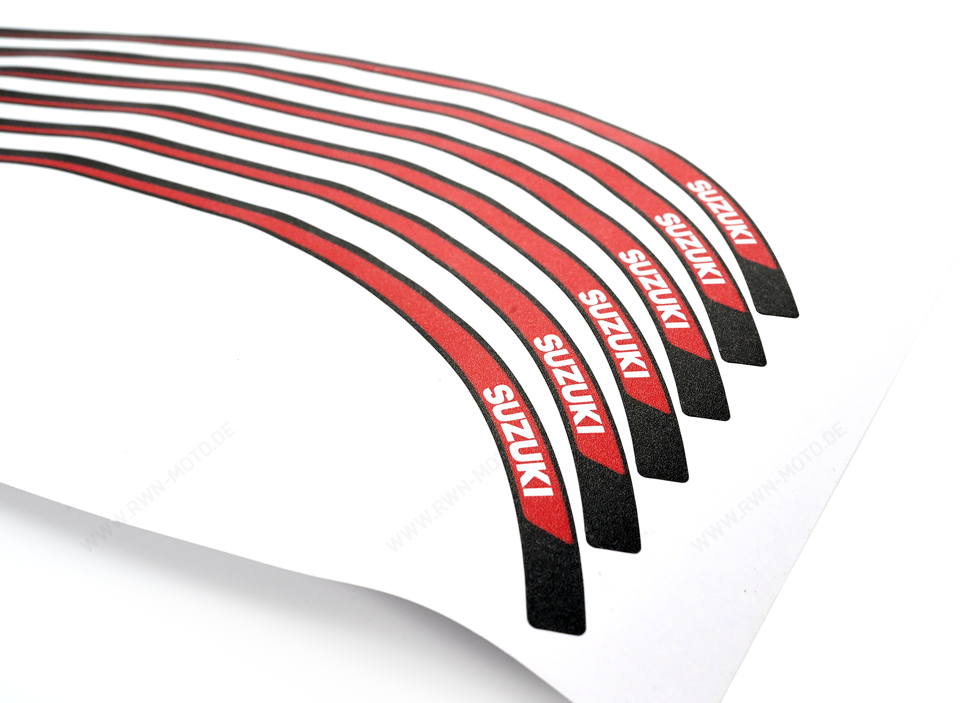 Rim sticker (red / black) Suzuki GSX-8S 2023- Original Accessories