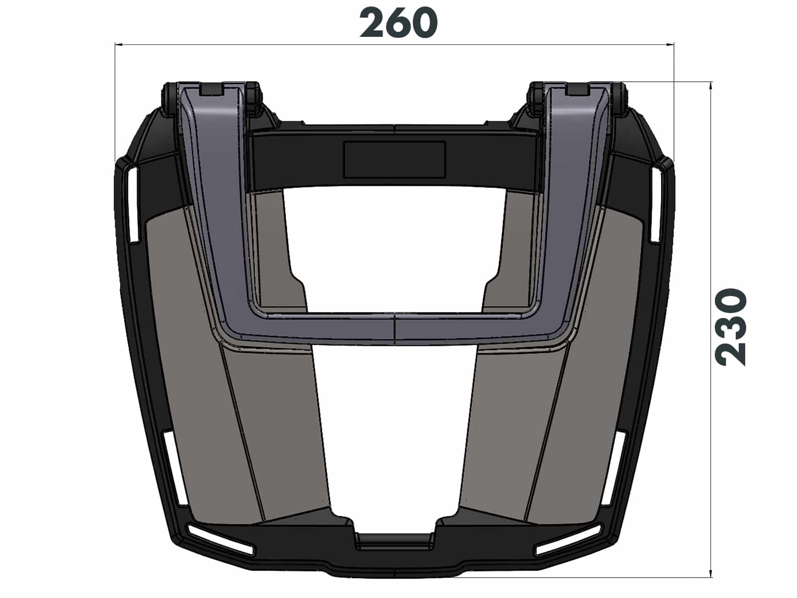 Easyrack Topcaseträger for Aprilia SR GT 125 / 200 / Sport (22-) Hepco & Becker