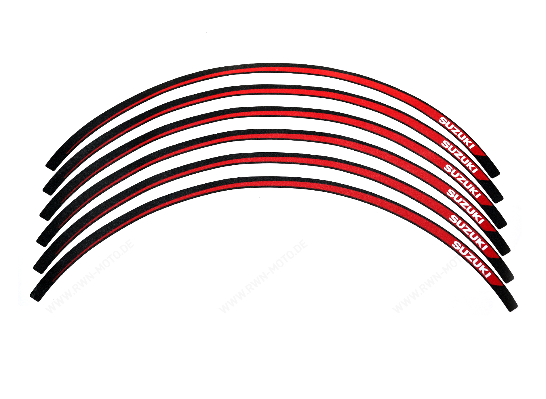 Rim sticker (red / black) Suzuki GSX-8S 2023- Original Accessories