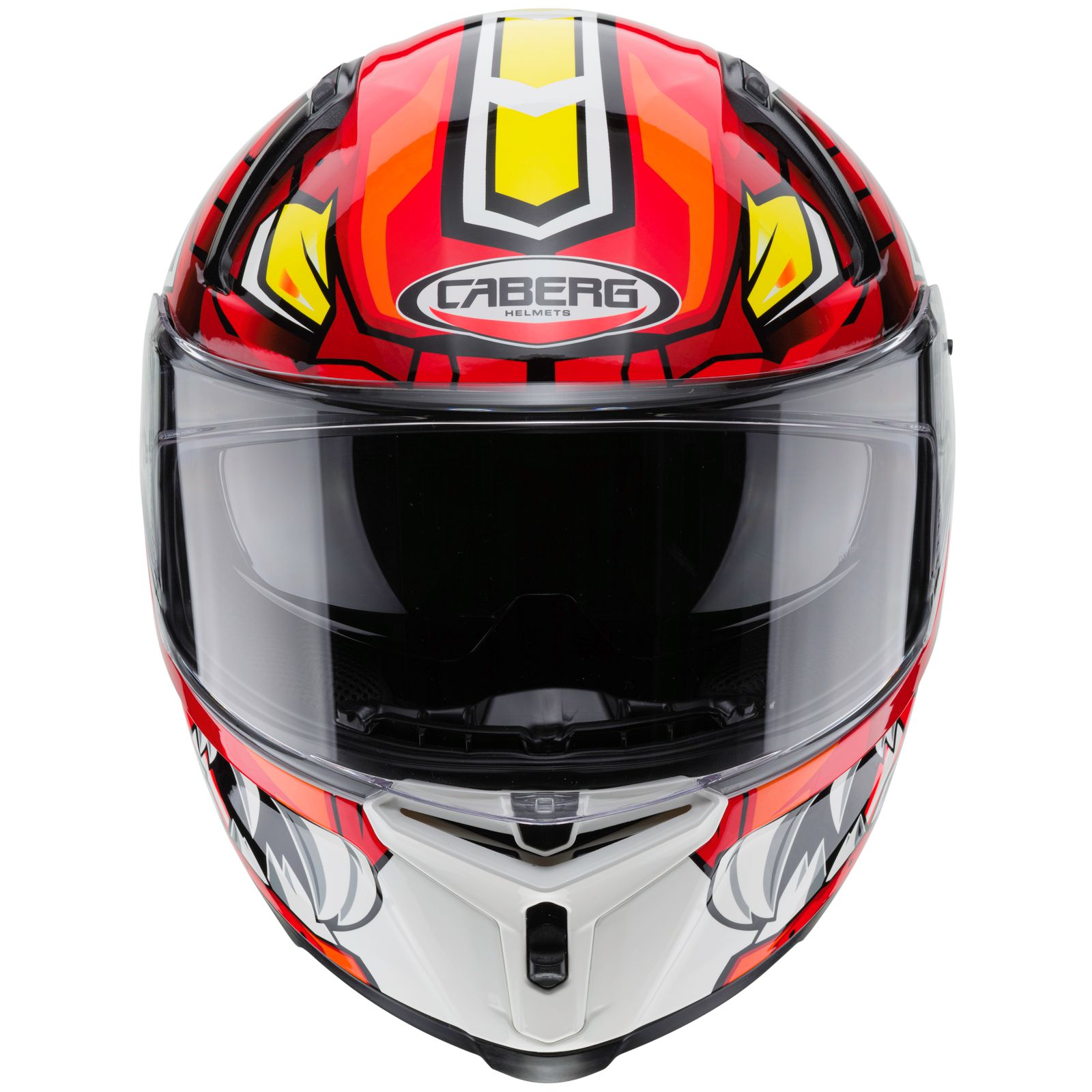 Caberg Helmet Avalon Giga, white / red-yellow