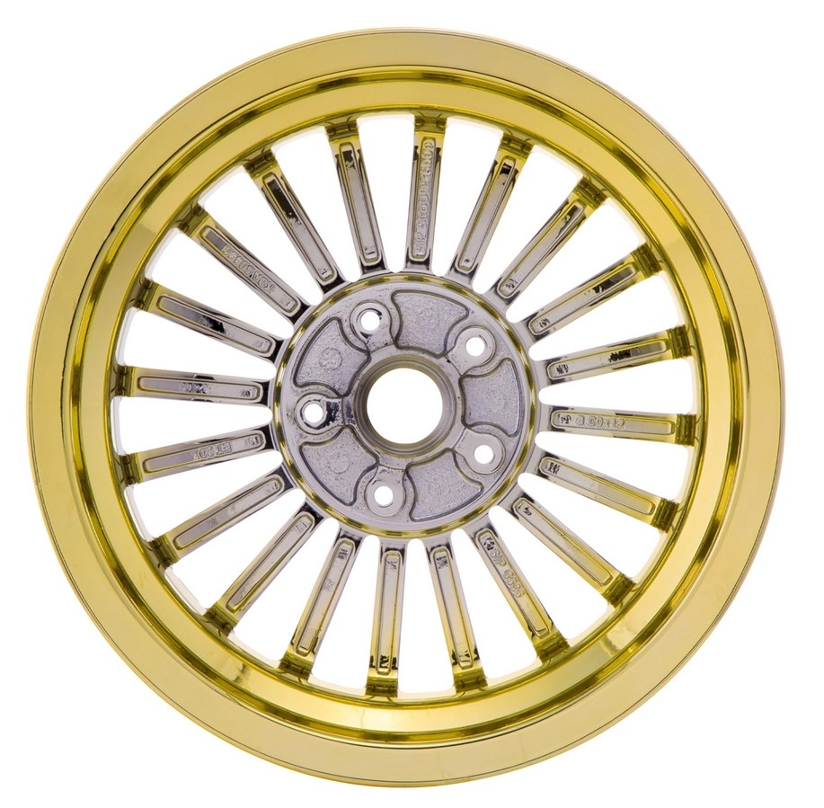 Rim front/rear for Vespa GTS/GTS Super/GTV/GT 60/GT/GT L 125-300cc, gold