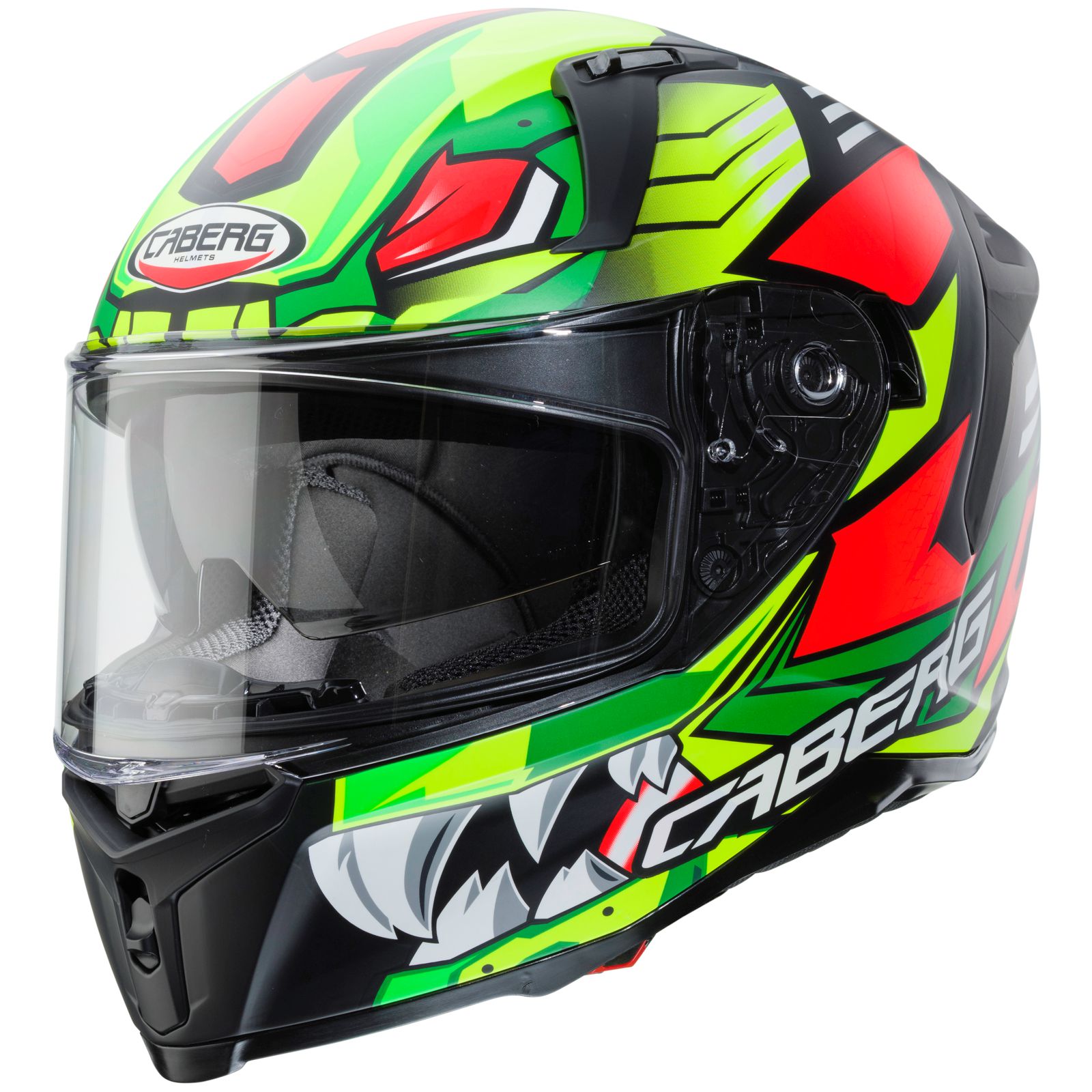Caberg Helmet Avalon Giga, matte black / fluo yellow red