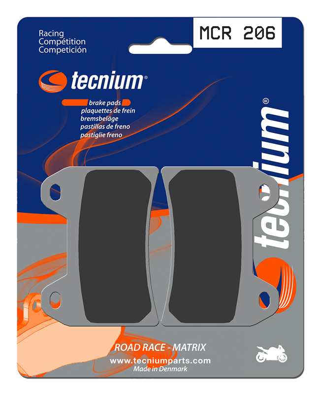 Tecnium Racing sintered metal carbon brake pads - MCR206