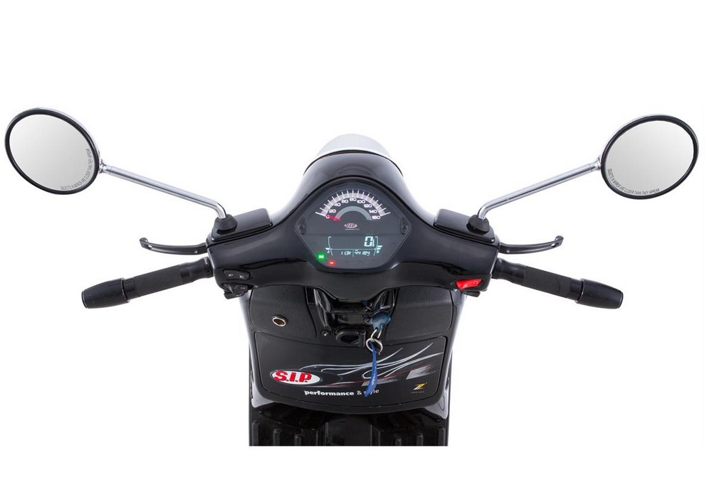 Tachometer/Speedometer for Vespa GTS/GTS Super/GTS SuperSport, i.e., 125-300cc (-'14), black