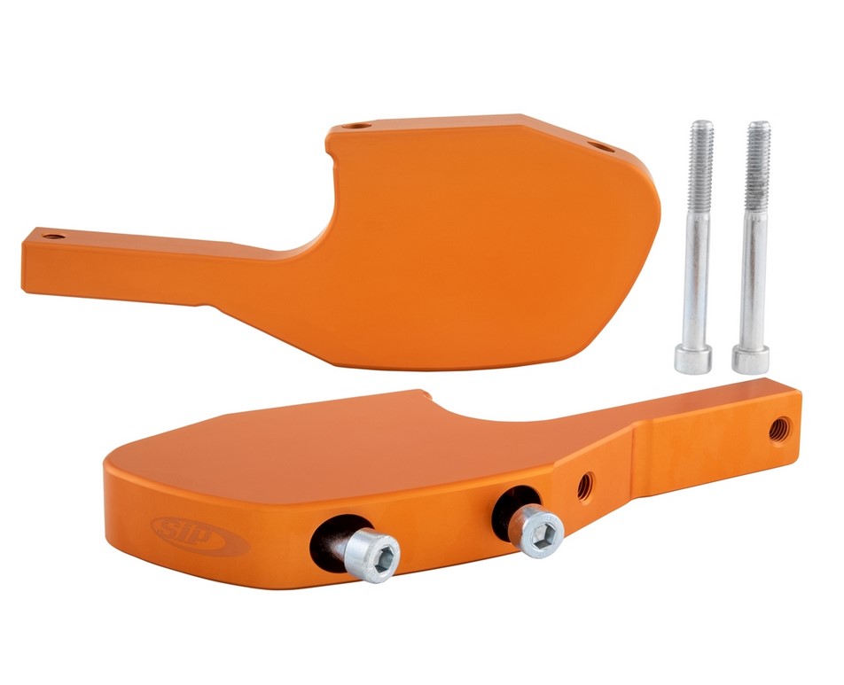 Footrest adapter pillion for Vespa GTS/GTS Super/GTV/GT 60/GT/GT L 125-300ccm, orange matt
