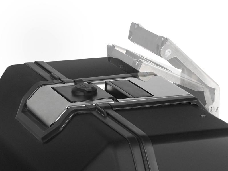 Shad side case Terra TR47, left, aluminum black, 47 l