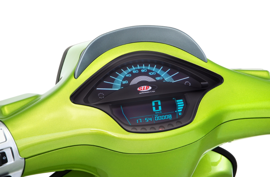 Tachometer / speedometer for Vespa Primavera / Sprint 50-150cc 2T/4T AC, black