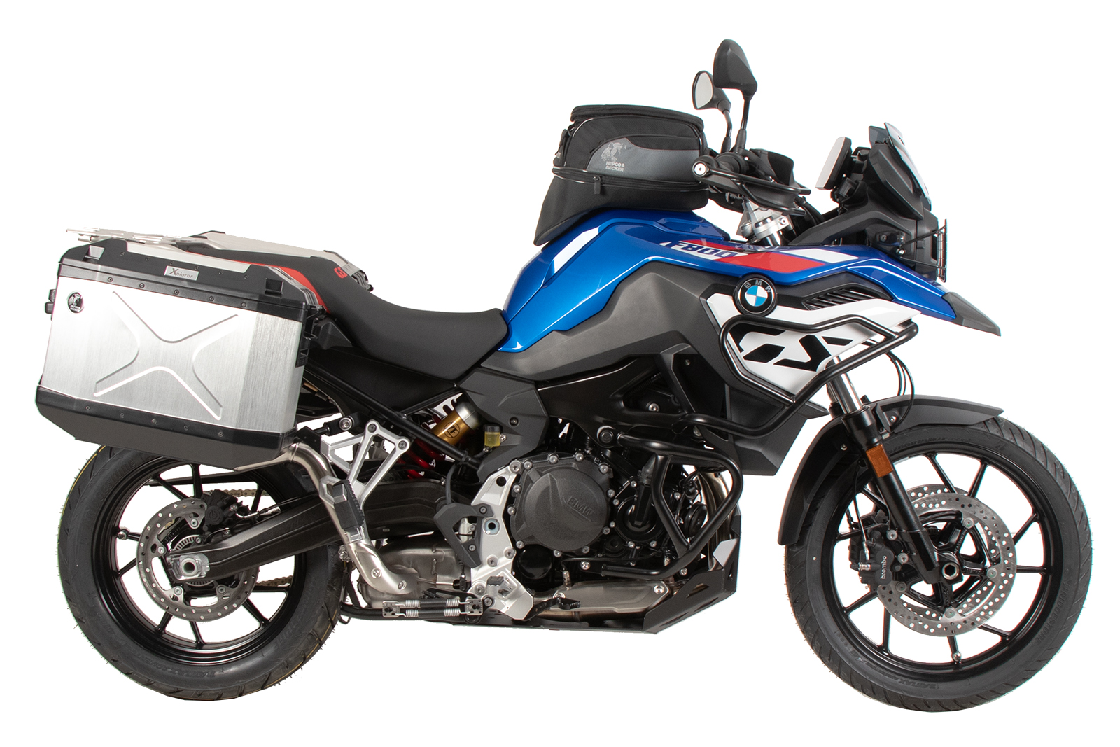 Side case carrier Lock-it removable black for BMW F 800 GS (24-) Hepco & Becker
