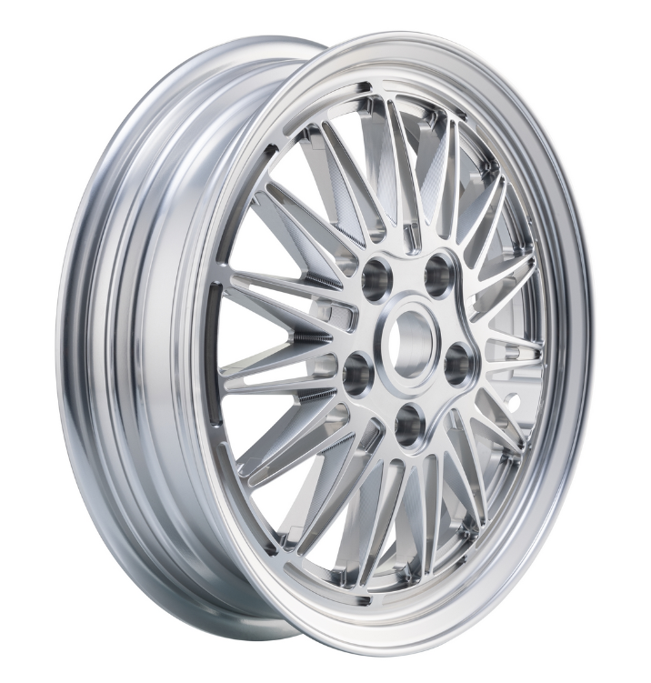 Rim Comb 3 front/rear 12" for Vespa GTS/GTS Super/GTV/GT/946 125-300ccm, silver