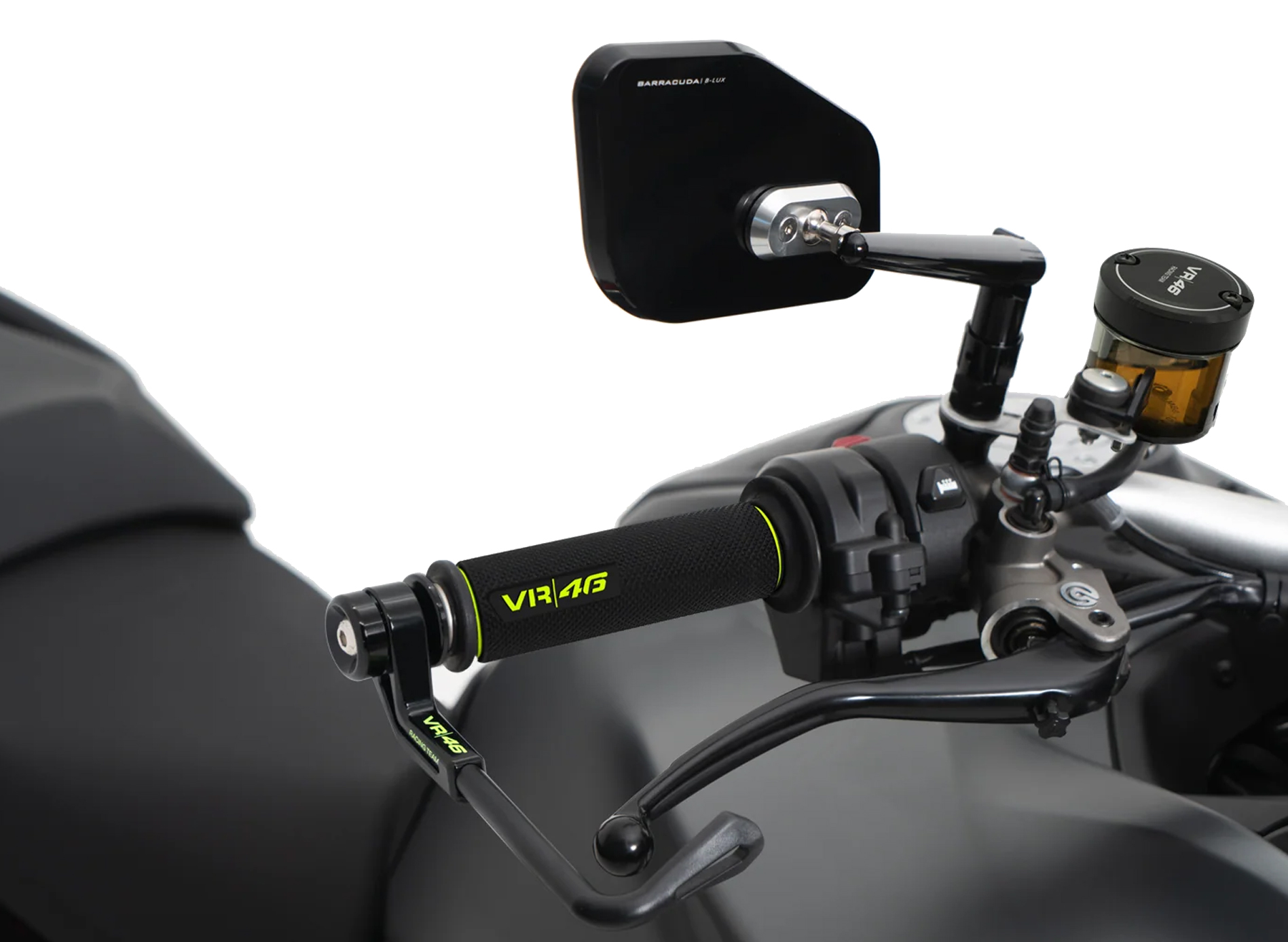 Barracuda grip rubber VR|46 Racing - yellow