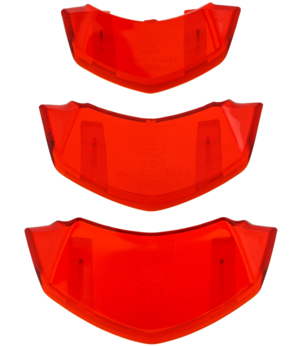 Cascade insert red transparent for Vespa Primavera/Sprint 50-150cc ('18-)