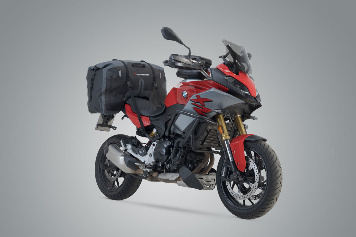 SW-Motech Drybag 700 rear bag for Kawasaki Ninja 650, black / gray - SW Motech