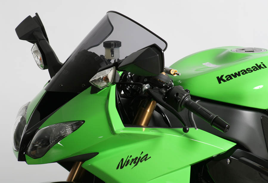 Original MRA "O" shaped windshield for KAWASAKI ZX 10 R (My.08-10) / ZX 6 R 636 (My.09-18)
