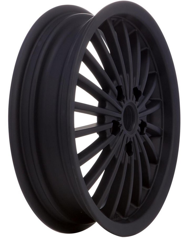 Rim front/rear for Vespa GTS/GTS Super/GTV/GT 60/GT/GT L 125-300ccm, black matt