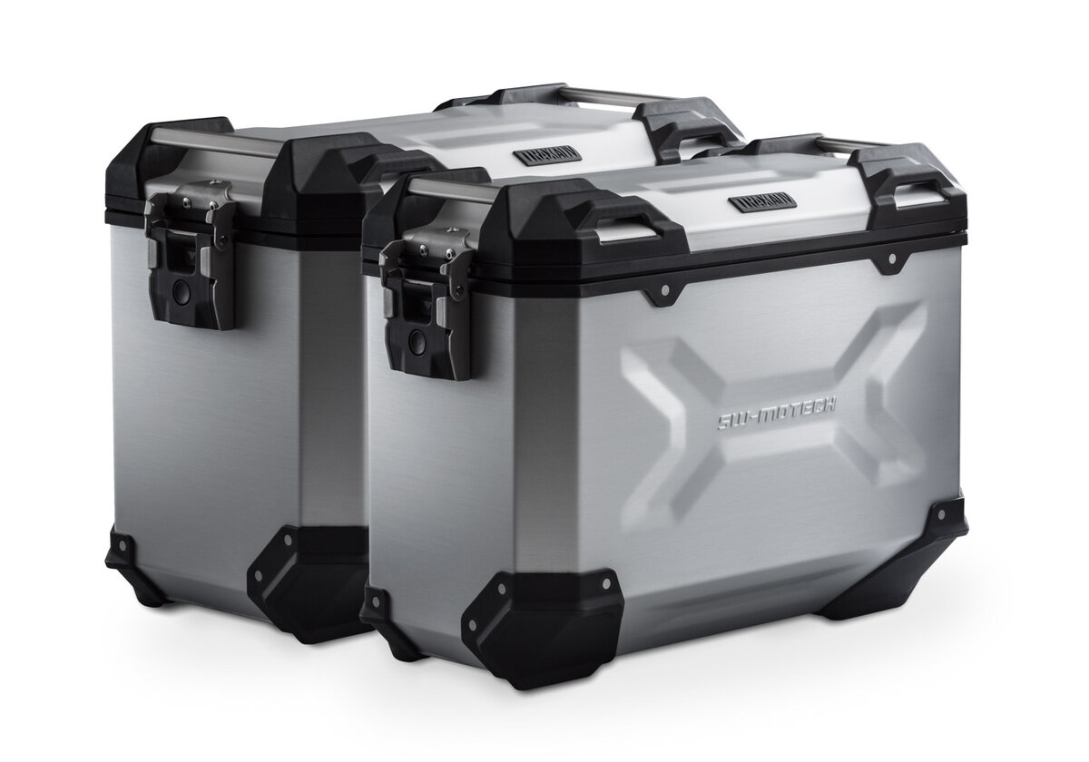 SW-Motech TRAX ADV aluminum case system silver Suzuki V-Strom 1050 /XT (19-21), WEF0