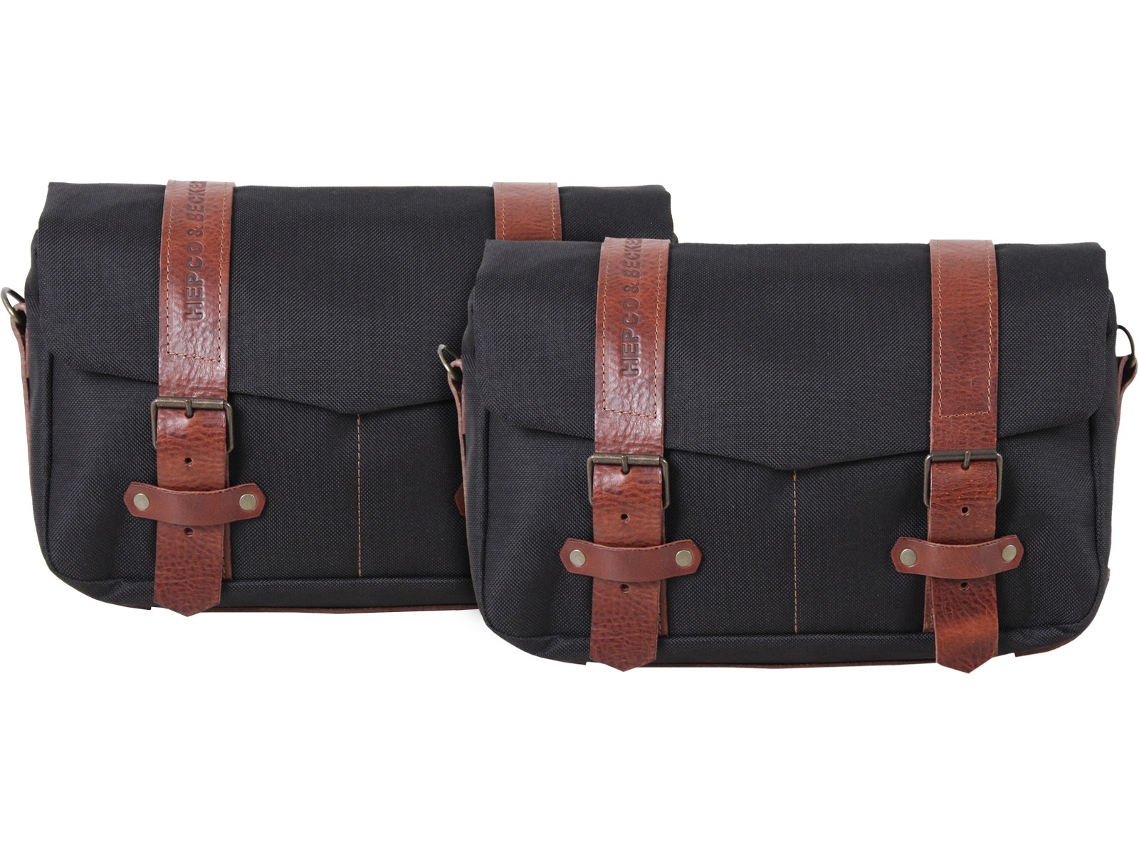LEGACY courier bag set M/M black for C-Bow carrier Hepco & Becker