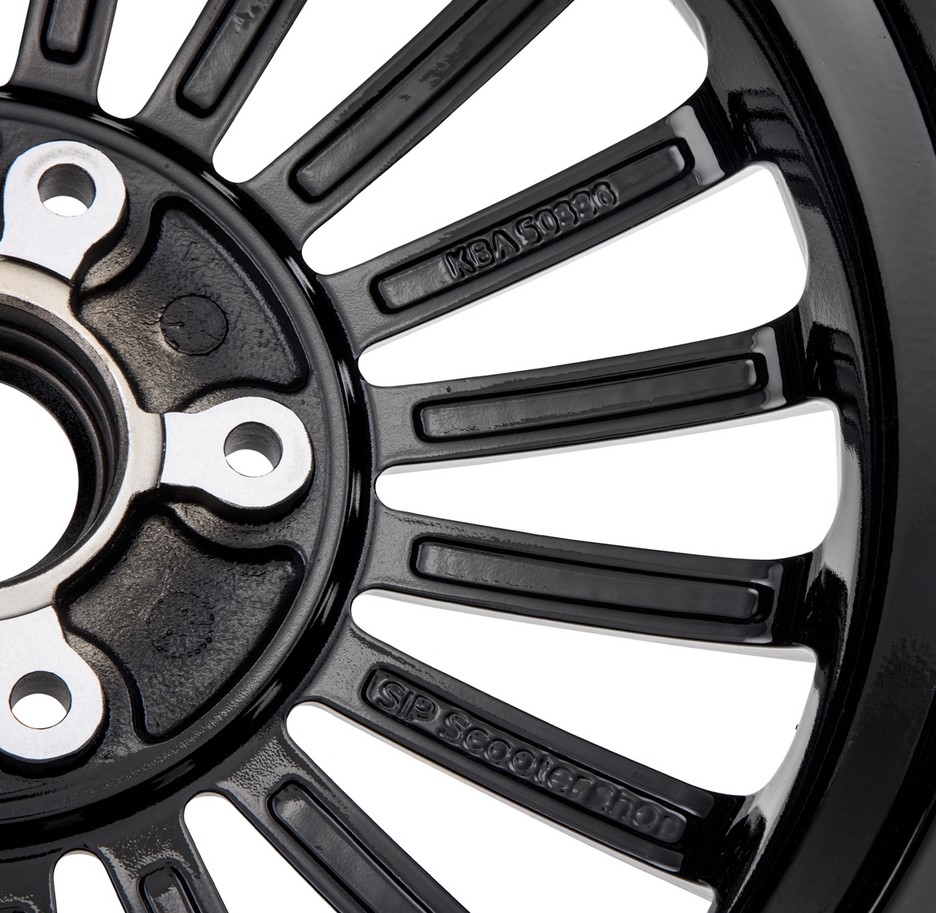 Rim front/rear for Vespa GTS/GTS Super/GTV/GT 60/GT/GT L 125-300ccm, black glossy