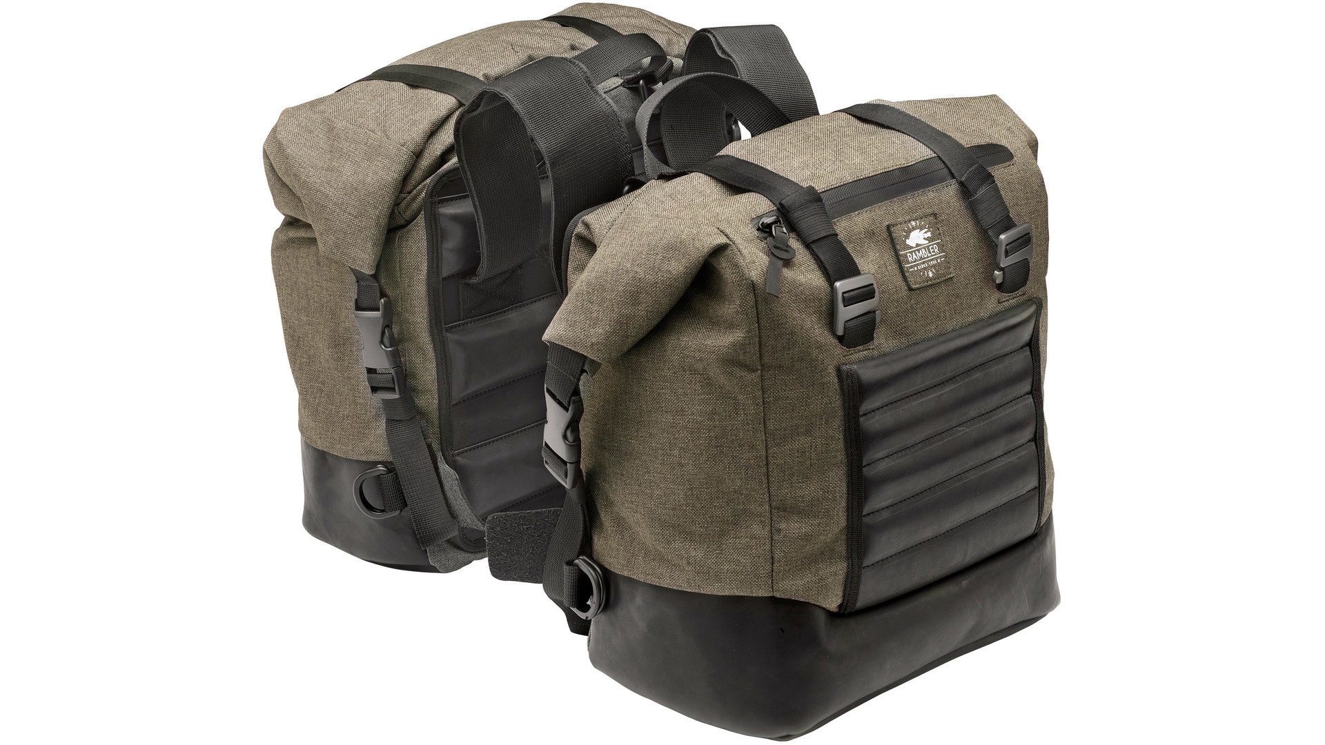 Café Racer saddlebags / side bags "Rambler" - RB100 for BMW R nineT (Bj.14-), Pure / Urban G/