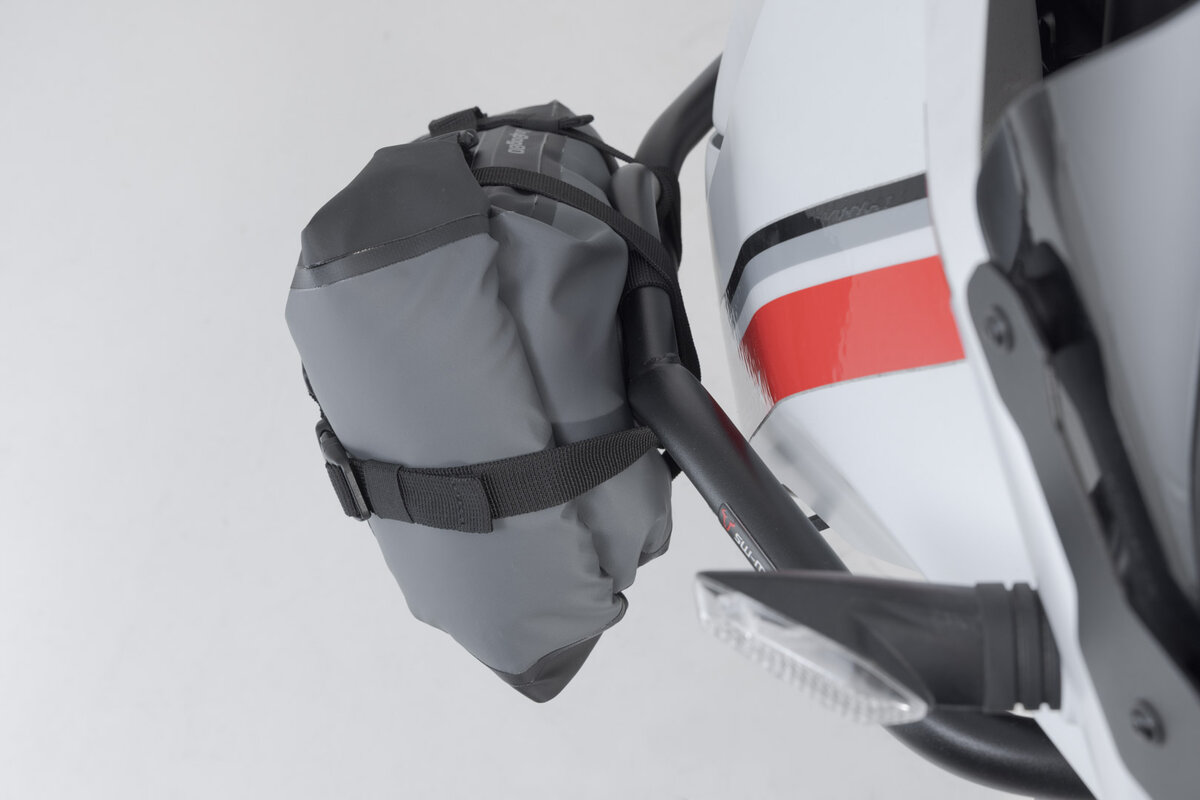 SW-Motech Drybag 80 rear bag for Kawasaki Ninja 650, black / gray - SW Motech