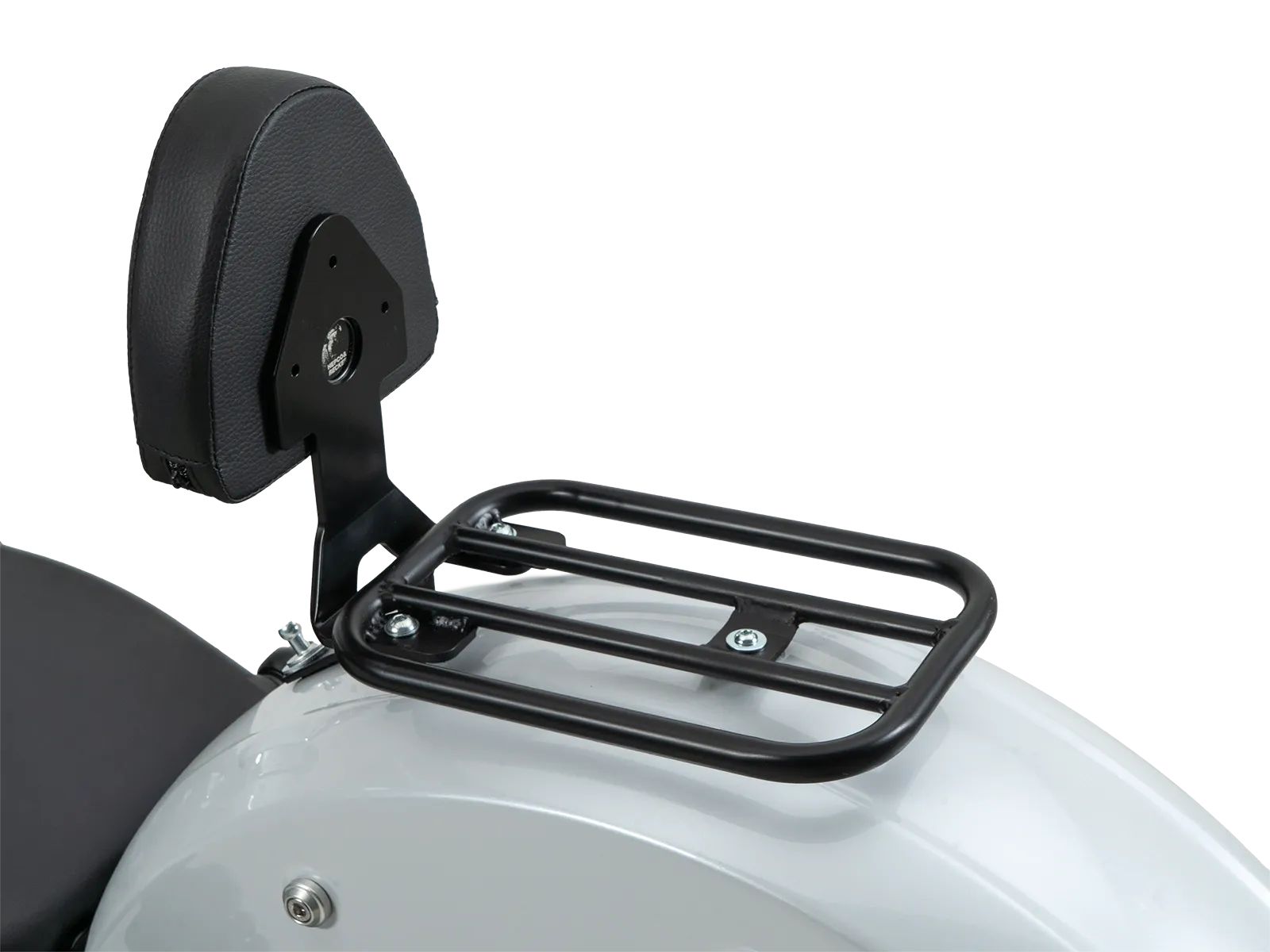 Backrest rider with padding black for Indian Scout Classic 1250 (25-) Hepco & Becker