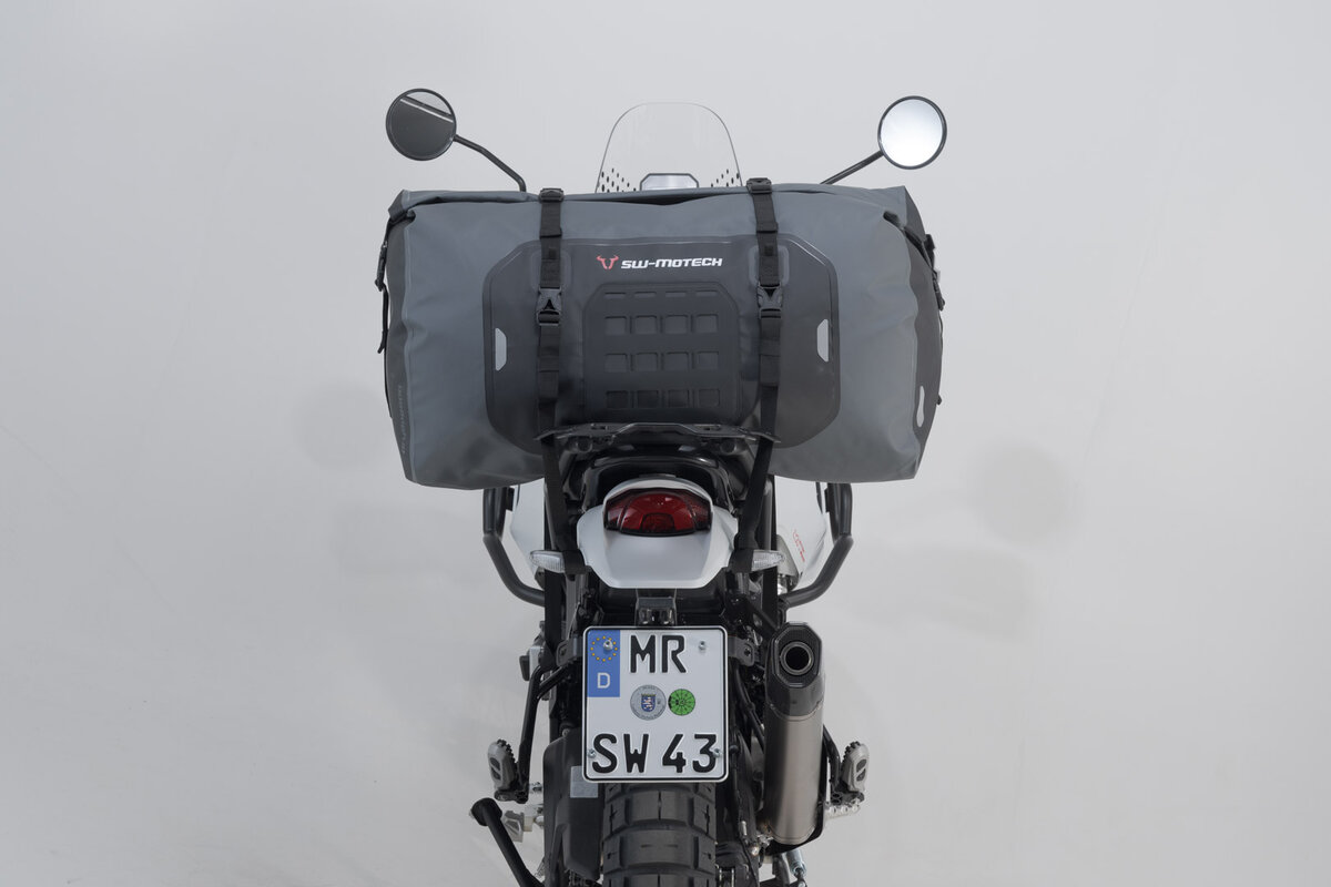 SW-Motech Drybag 600 rear bag for Ducati Multistrada 1200 /S /Enduro, black / gray - SW Motech