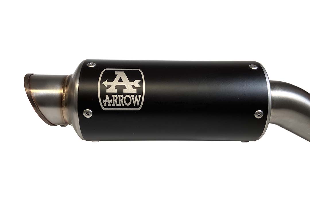 ARROW exhaust DARK GP2 for Kawasaki Z 900 (20-)