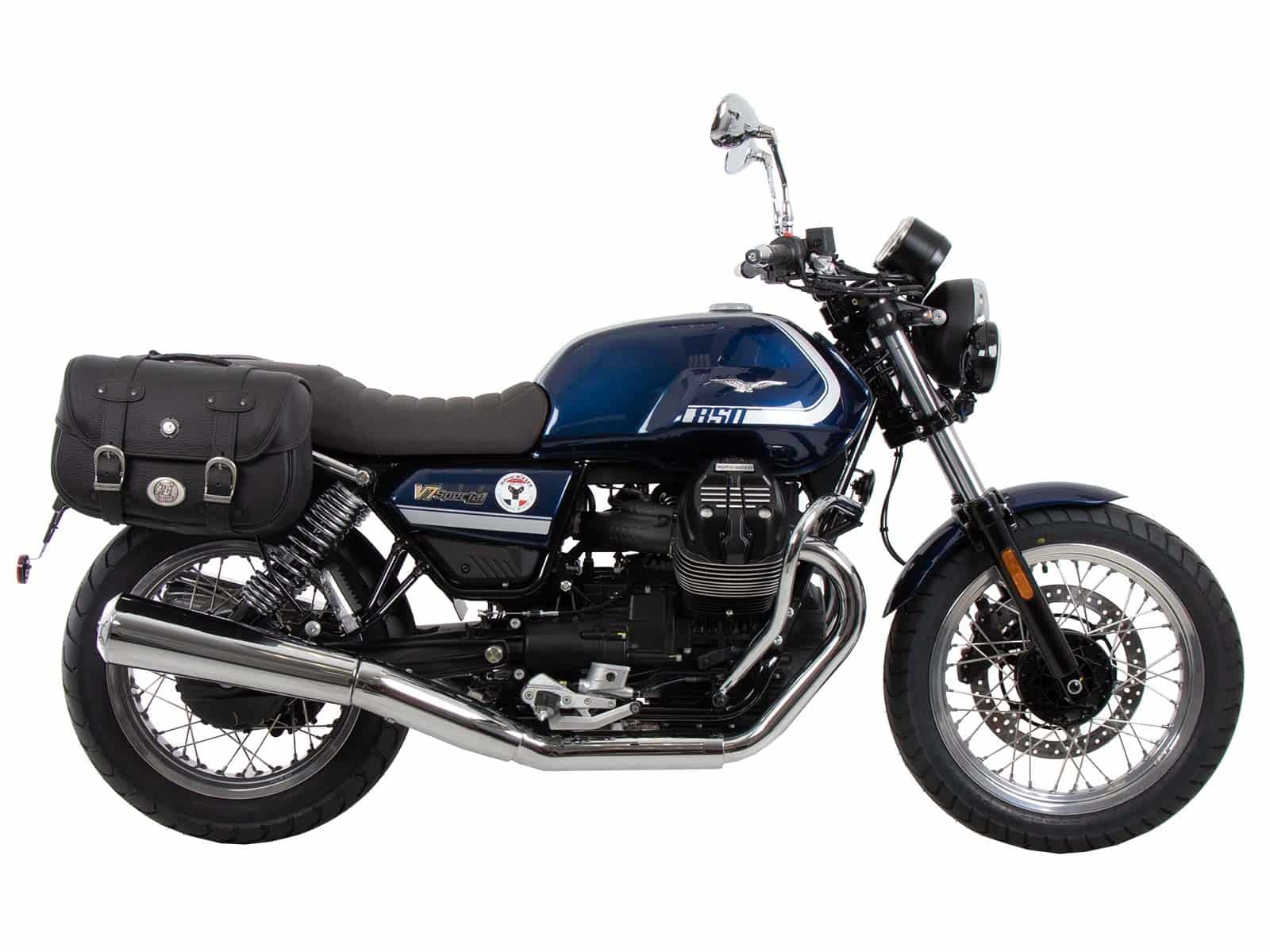 C-Bow side carrier black for Moto Guzzi V7 850 Special/Stone/Centenario (21-24) Hepco & Becker