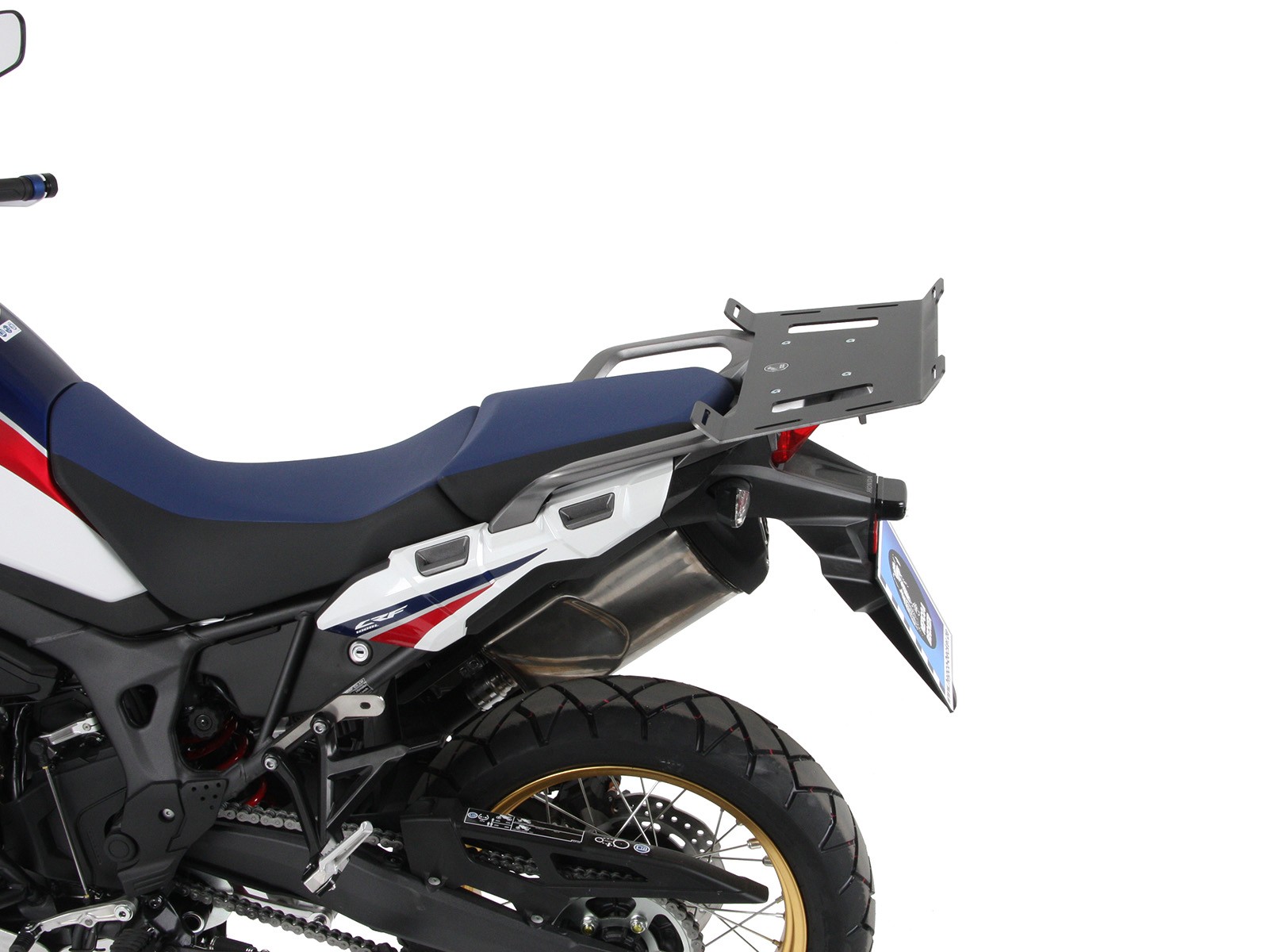 Luggage rack extension black for Honda CRF 1000 Africa Twin (Bj.16-17) Hepco & Becker