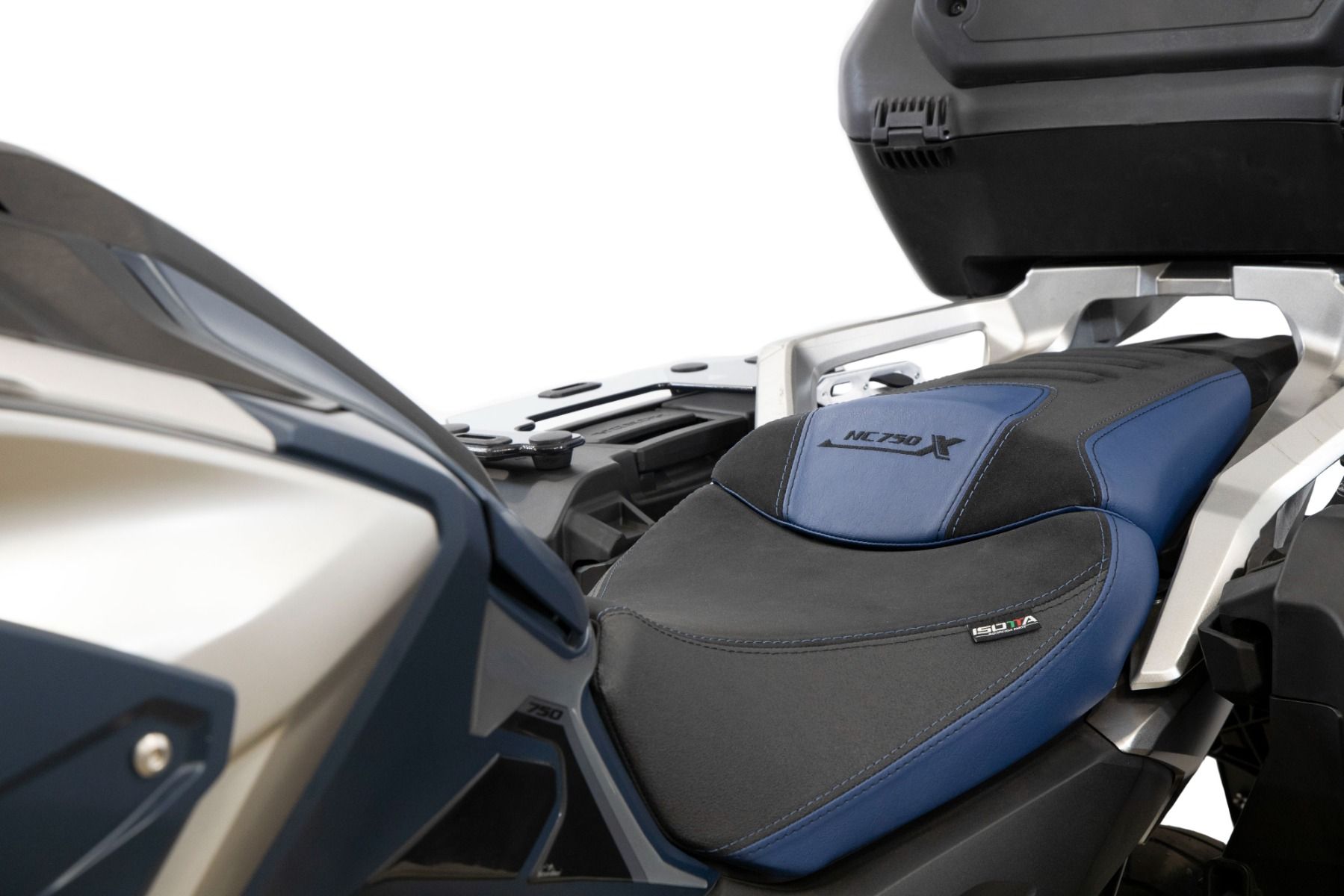 Seat cover for Honda NC 750 X (21-24) blue