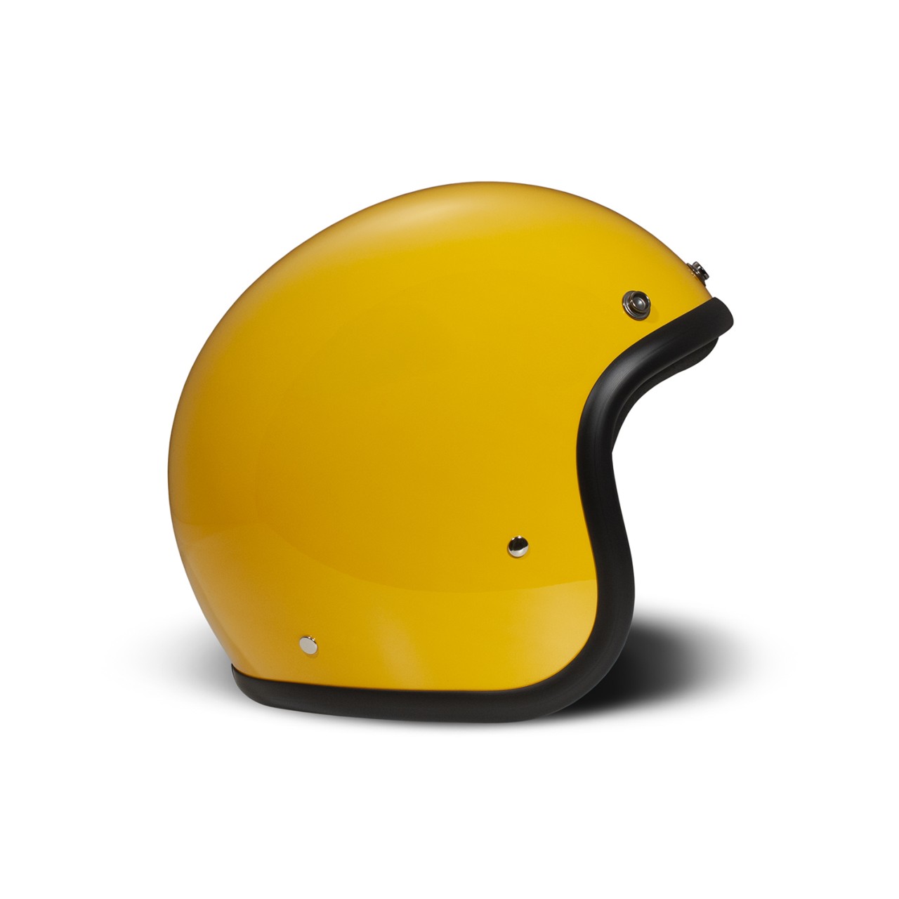 DMD Jet Helmet Retro, yellow, glossy, yellow, fiberglass, ECE 22.06
