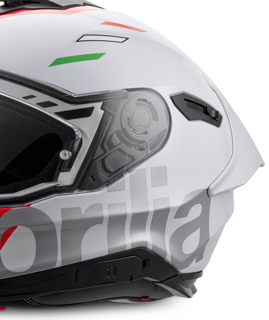 Aprilia full-face helmet Overtake white