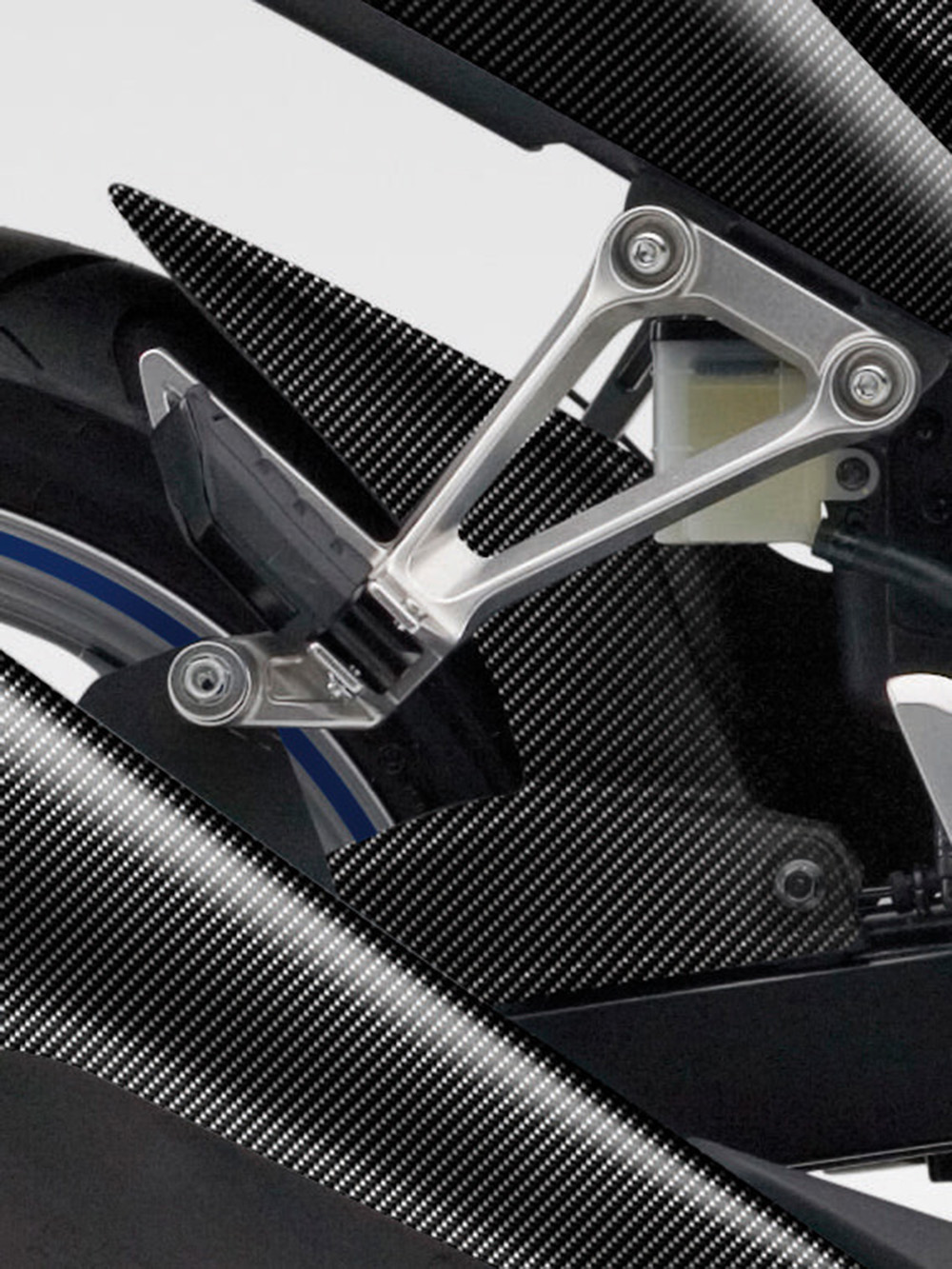 Rear wheel cover incl. chain guard Carbon Look Original Honda CBR 300 R
