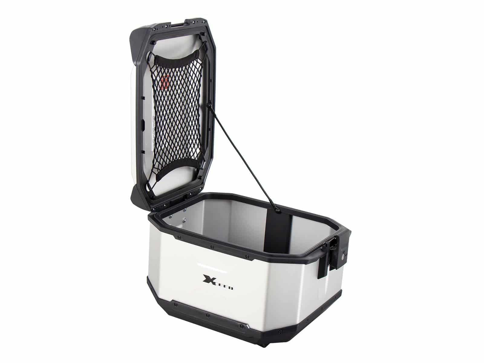 Xceed Aluminium Top Case, 45 litres, silver, Hepco & Becker