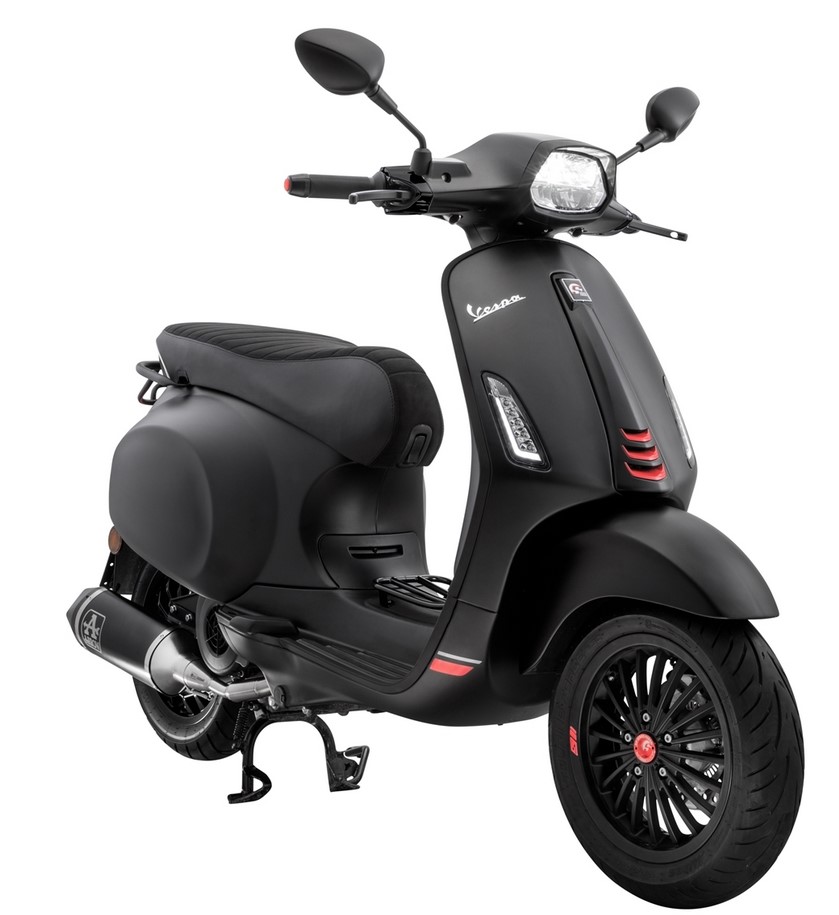 Rim front/rear for Vespa GTS/GTS Super/GTV/GT 60/GT/GT L 125-300ccm, black matt