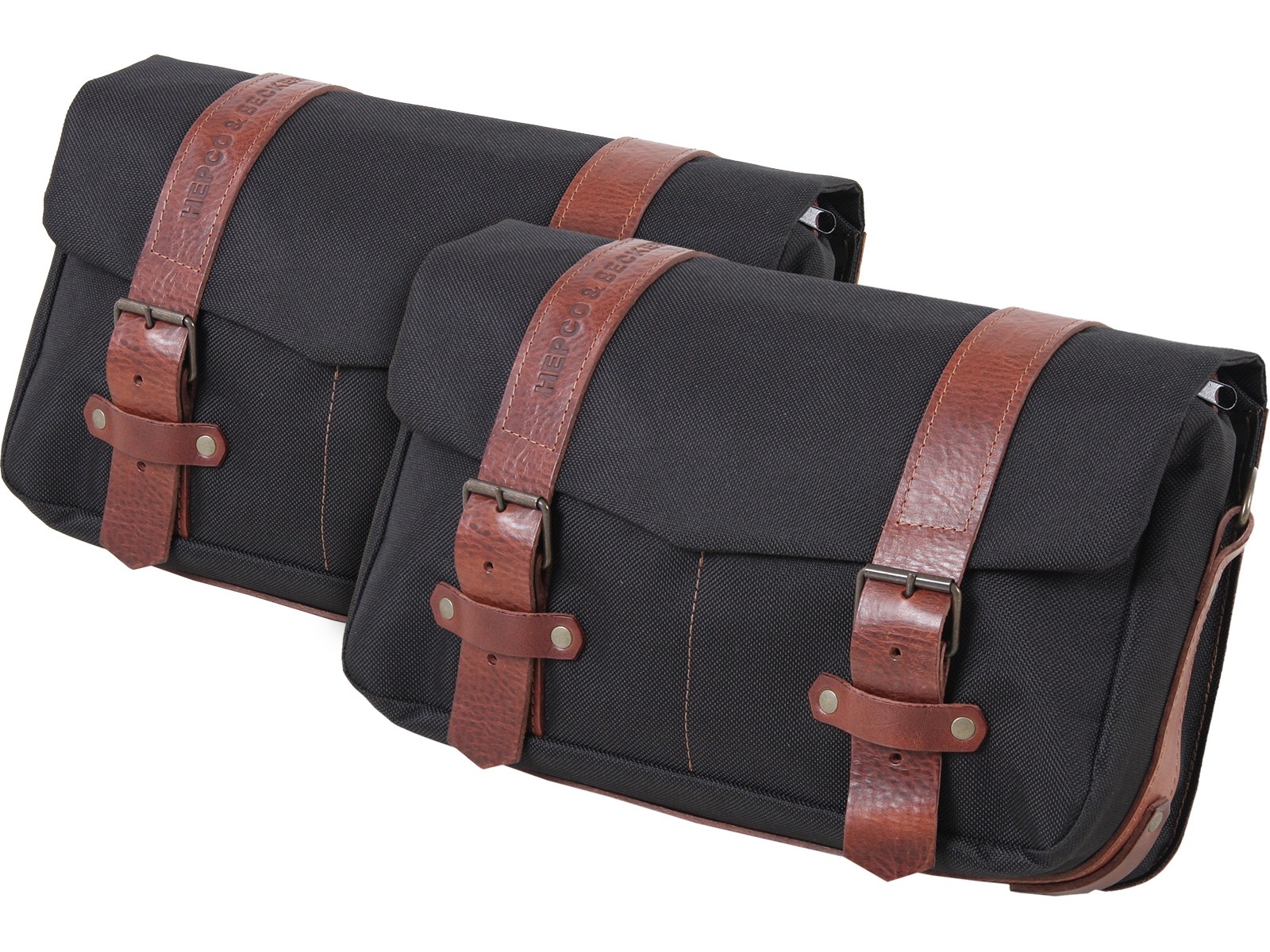 LEGACY courier bag set M/M black for C-Bow carrier Hepco & Becker