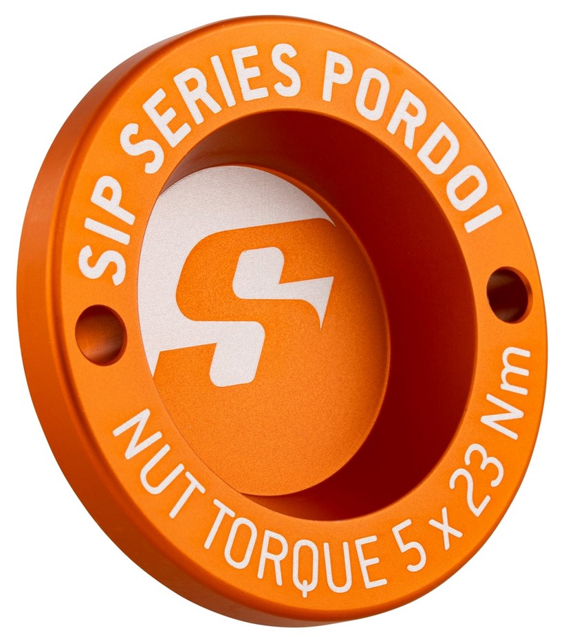 Dust cover 12" rim front for Vespa GTS/GTS Super/GTV/GT 125-300ccm, orange matt