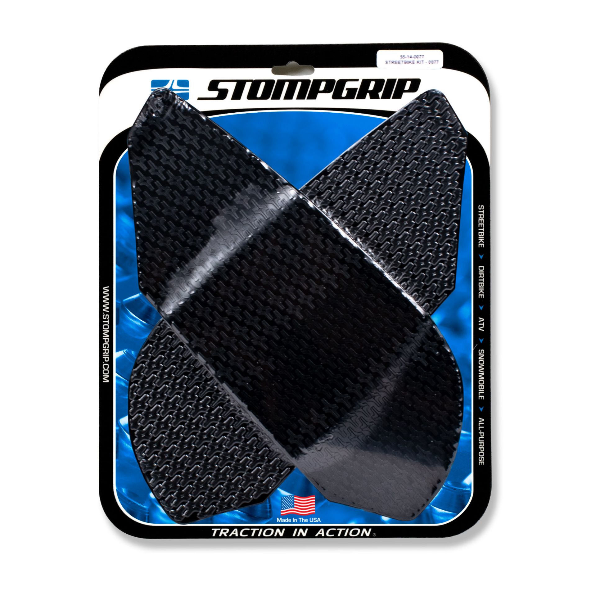 Stompgrip black for Triumph Daytona 675 / Street Triple / R (06-12)