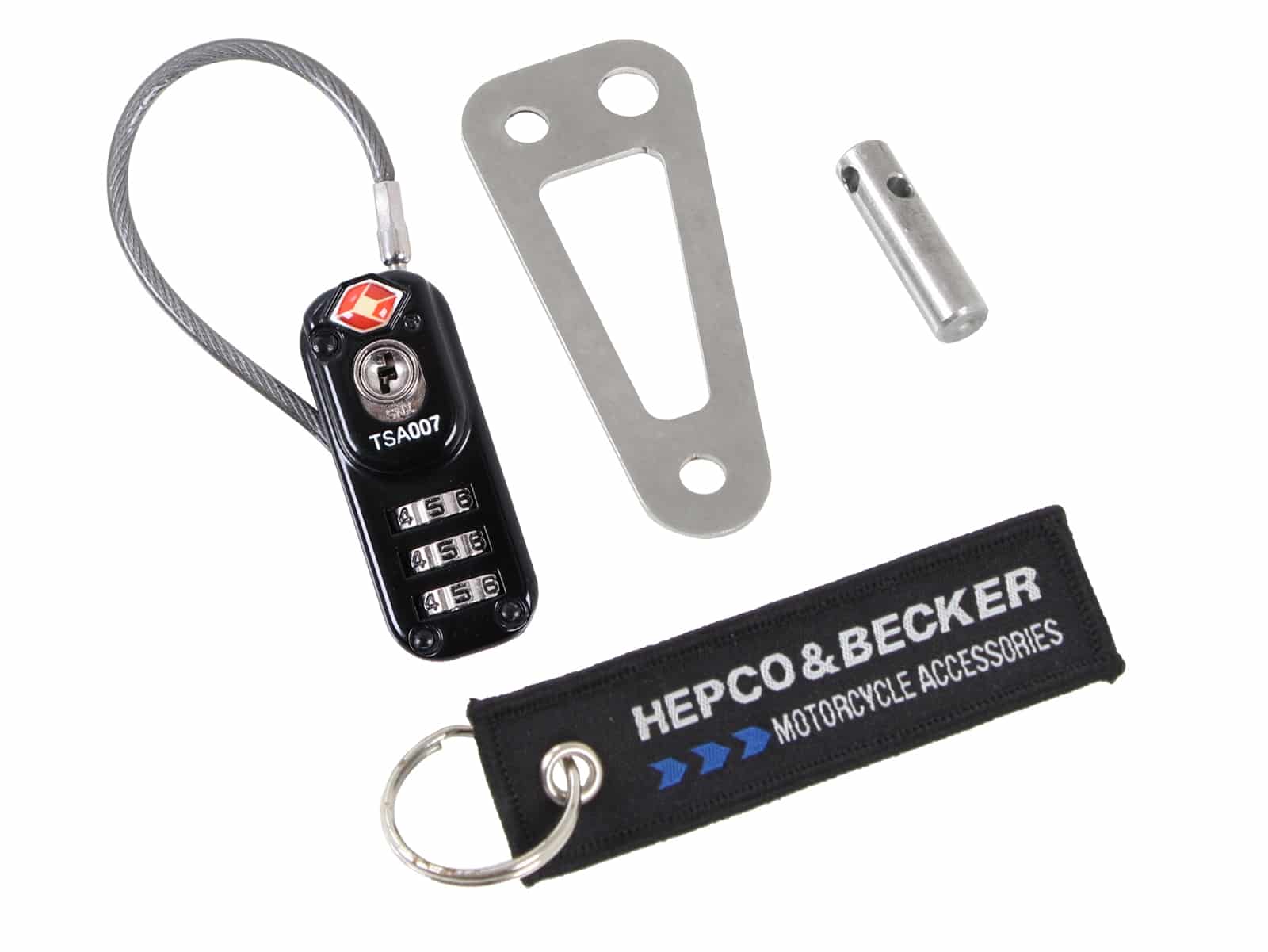 Anti-theft device for Lock-it/Basic tank bags and rear bags Hepco & Becker