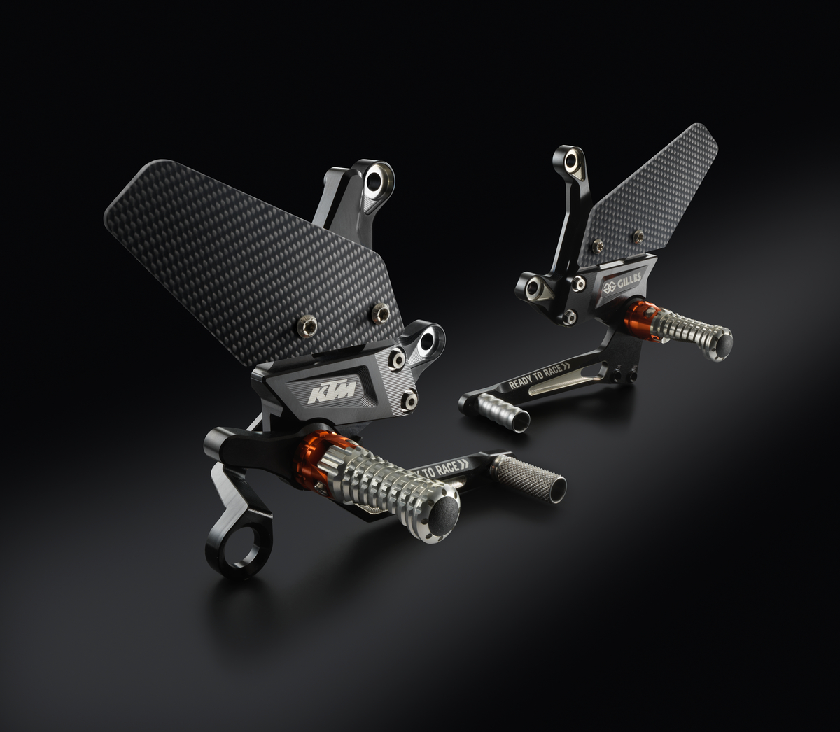 KTM footrest system