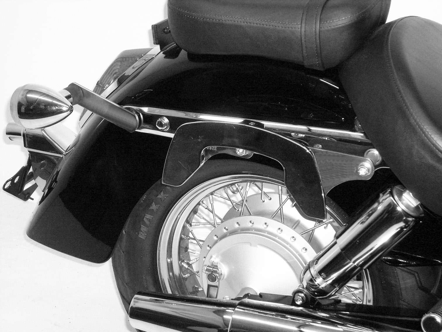 C-Bow side carrier chrome for Honda VT 750 C Shadow (04-07) Hepco & Becker