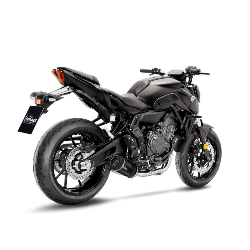 LeoVince complete system LV One Evo for Yamaha MT-07, carbon, Euro5, ABE, E-approval