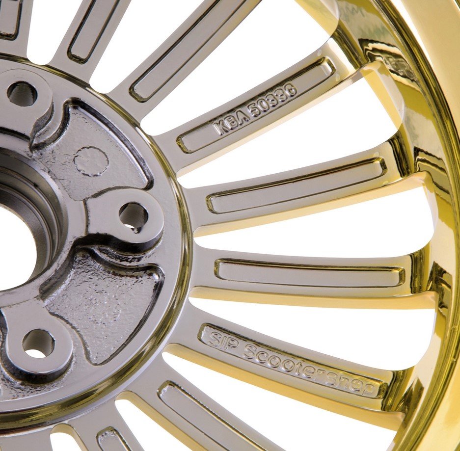 Rim front/rear for Vespa GTS/GTS Super/GTV/GT 60/GT/GT L 125-300cc, gold