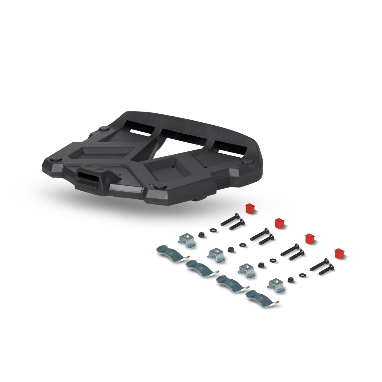 Shad Top Case Mounting Plate, black, plastic, includes mounting kit