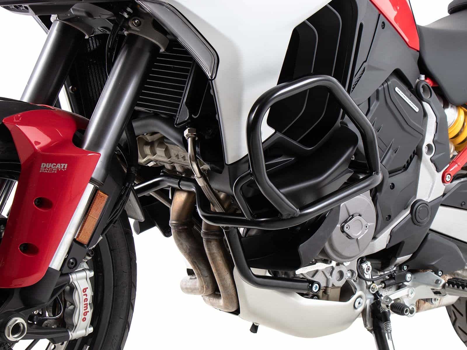 Engine guard black for Ducati Multistrada V4/S/S Sport/Pikes Peak (21-24) /Rally (23-24)