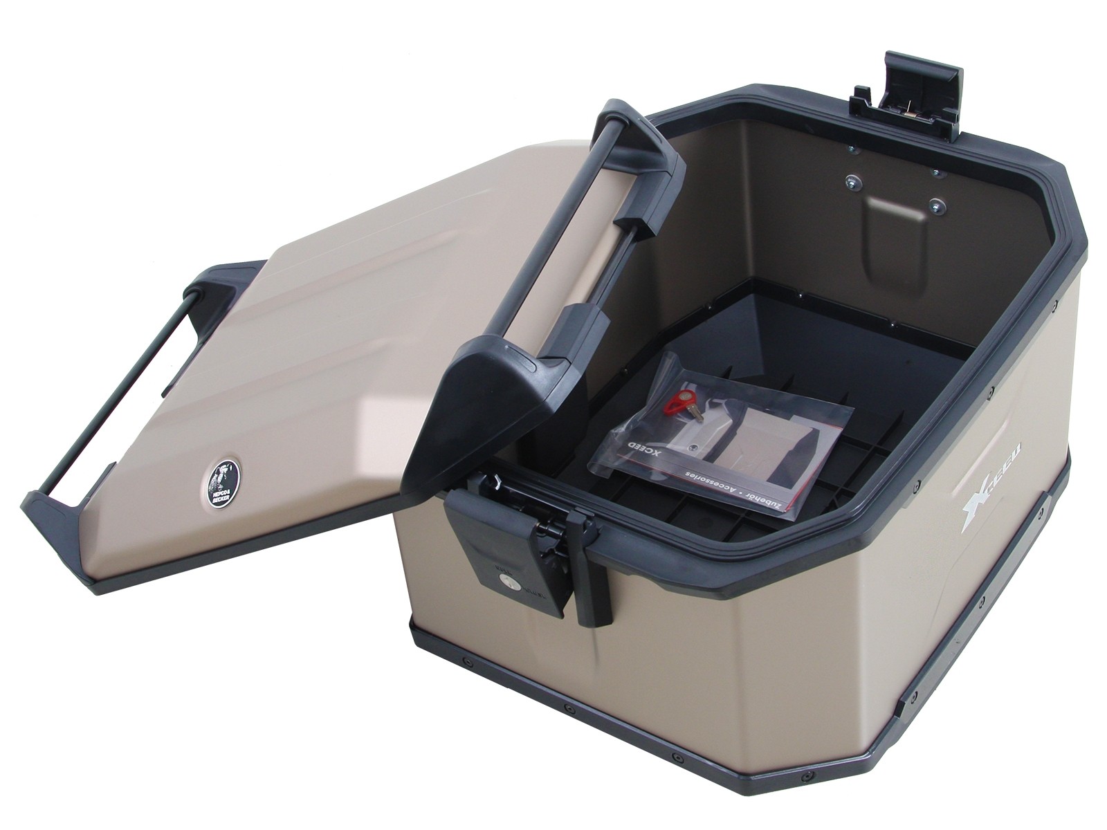 Xceed Topcase 45 Ltr. Titanium original Hepco & Becker