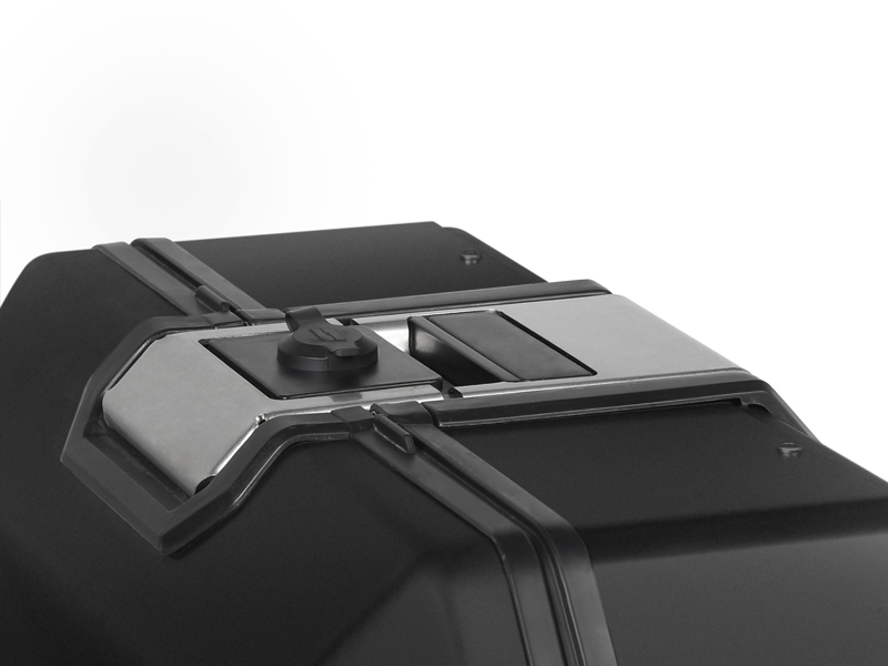 Shad side case Terra TR47, left, aluminum black, 47 l