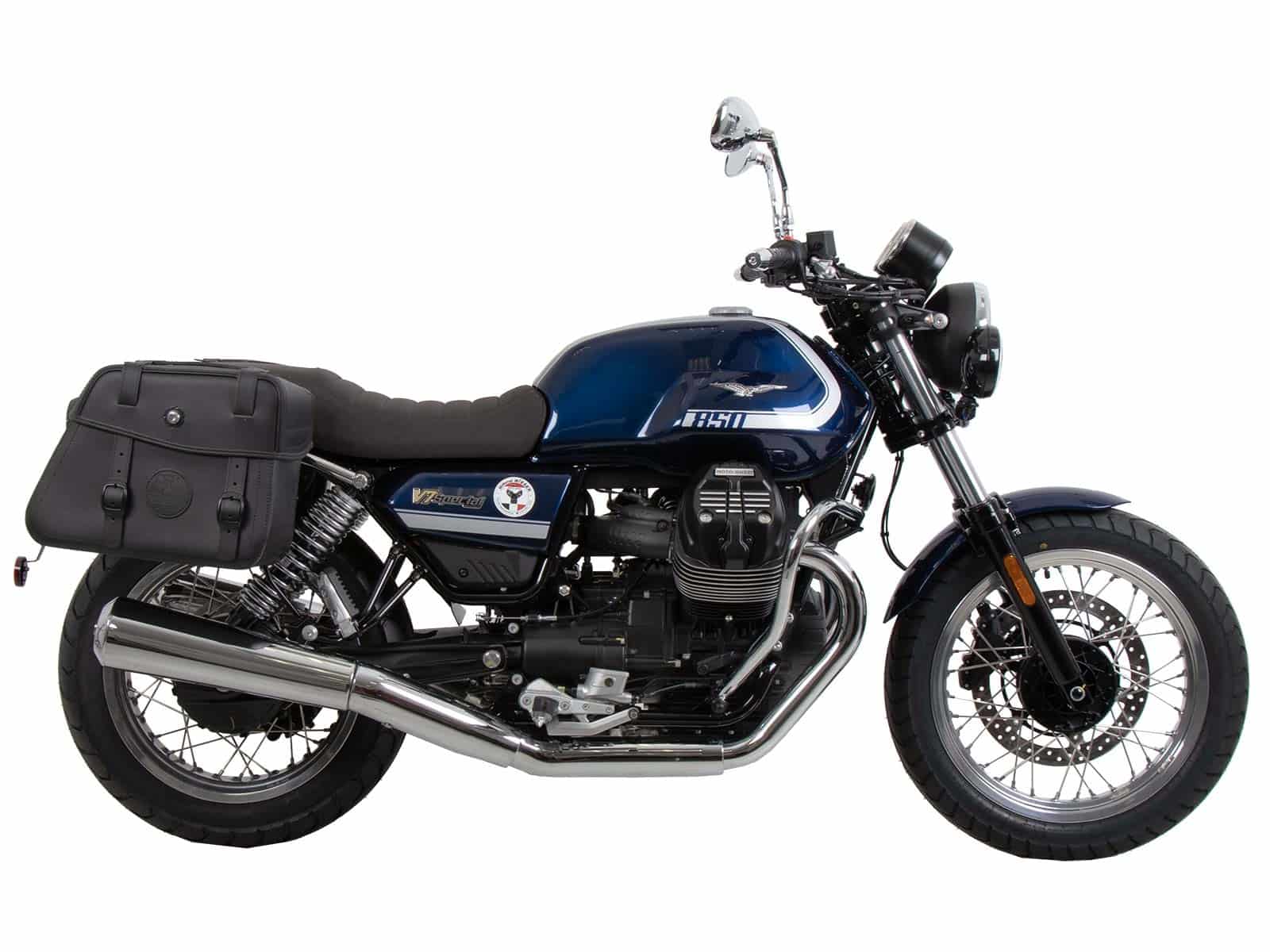 C-Bow side carrier black for Moto Guzzi V7 850 Special/Stone/Centenario (21-24) Hepco & Becker