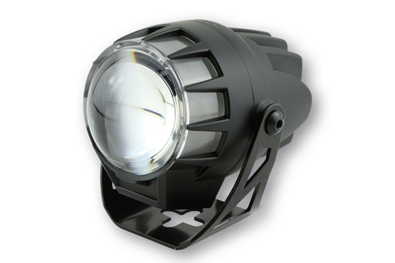 HIGHSIDER pro 45 mm headlight Dual-Stream LED black E-approved (1pc)