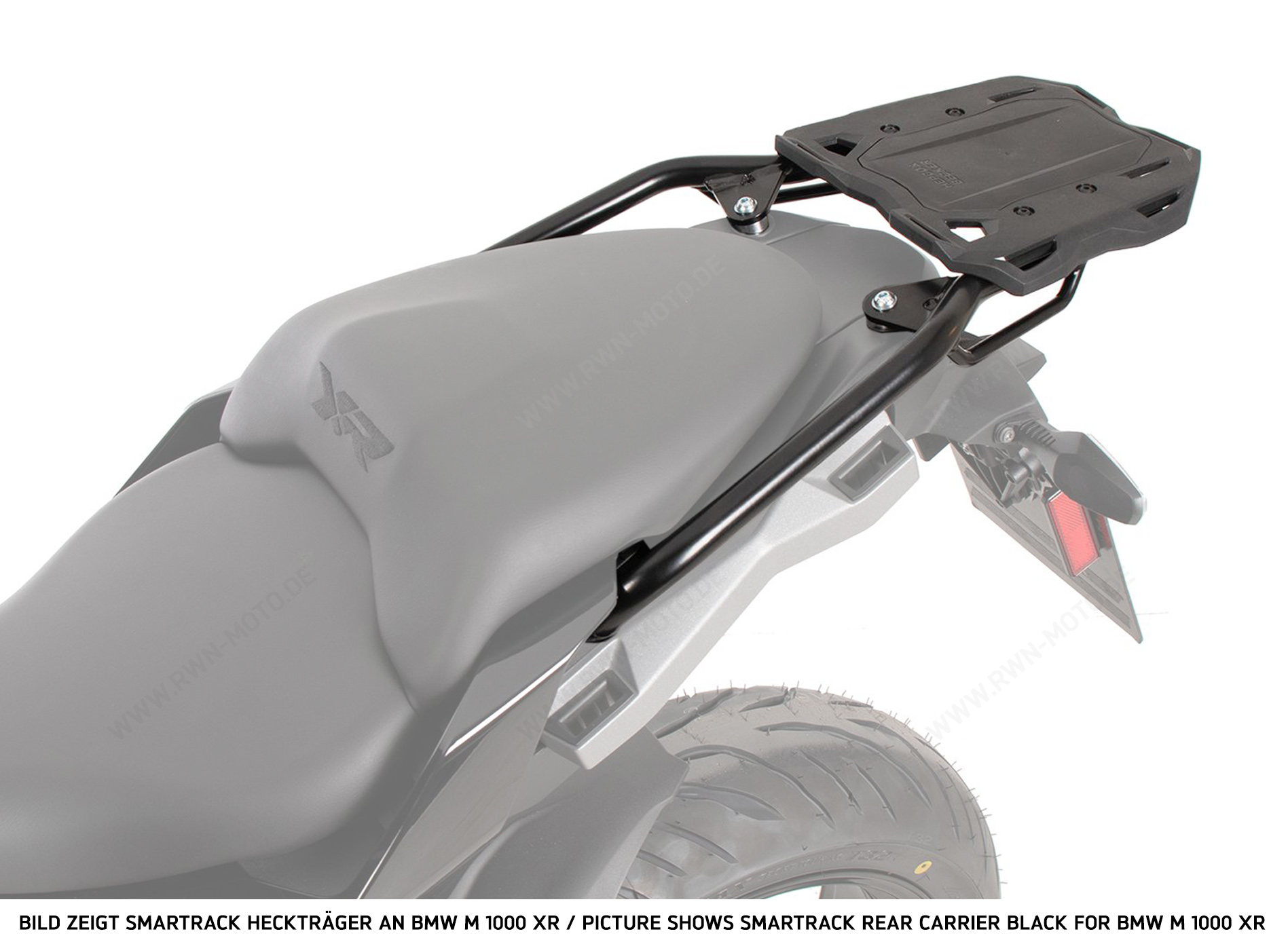 Smartrack rear carrier black for BMW R nineT Urban G/S (17-23) Hepco & Becker