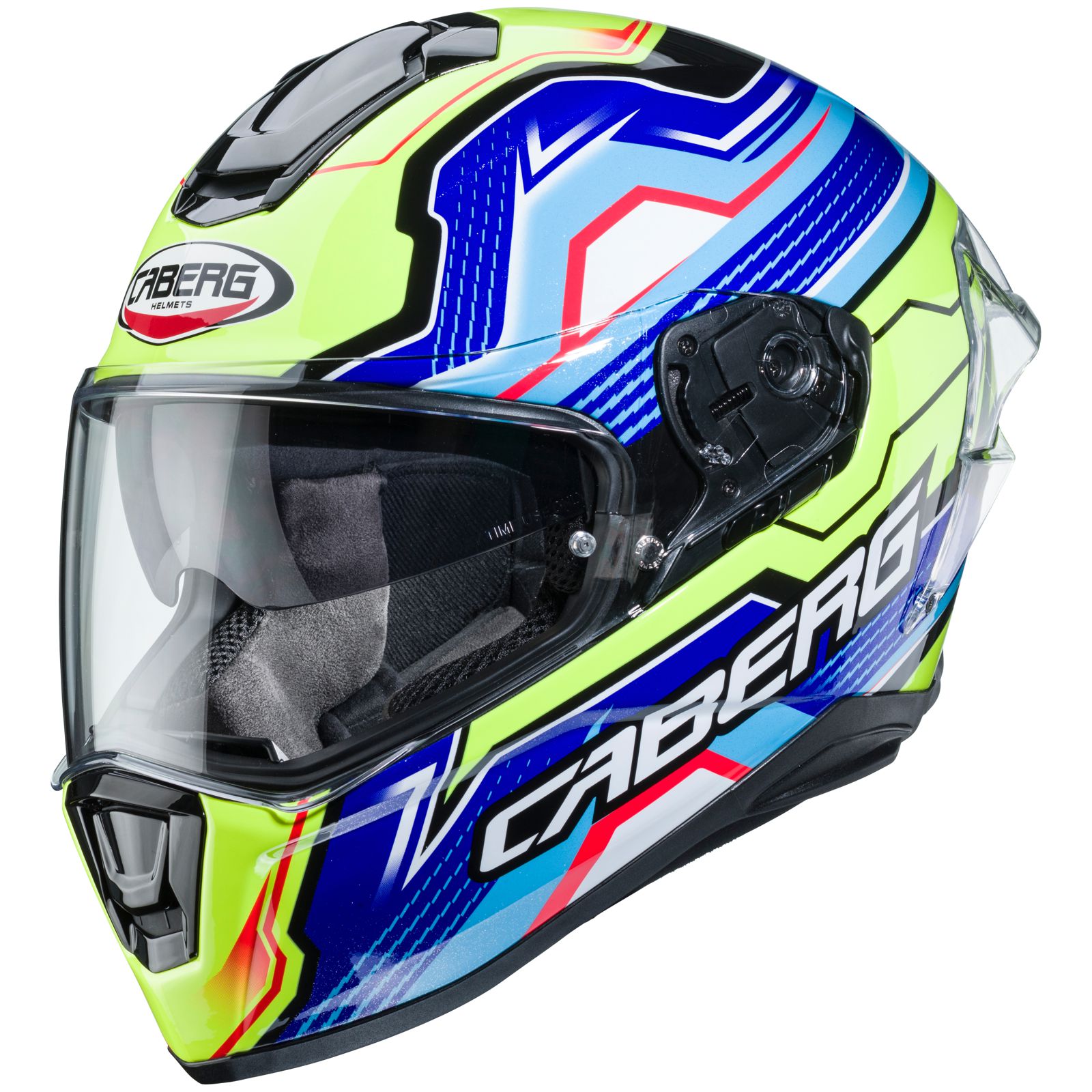 Caberg Helmet Drift Evo LB29, black / blue fluo yellow